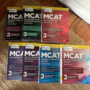 Princeton Review MCAT Prep Practice Book Set